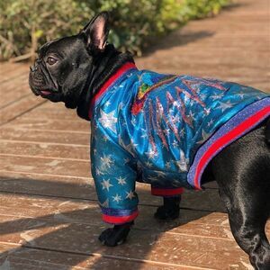 Fashion Design pet dog cat coat,Funny Sequin Flashy Party clothes for pet